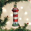Old World Christmas Glass Blown Ornament for Christmas Tree, Hilton Head Lighthouse