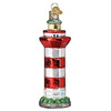 Old World Christmas Glass Blown Ornament for Christmas Tree, Hilton Head Lighthouse