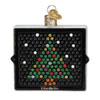 Old World Christmas Glass Blown Ornament for Christmas Tree, Hasbro Lite Brite