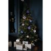 Christmas By Krebs Decorative Ball Ornaments, Blue & Silver, 6" (Pack of 8)