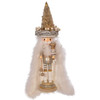 Kurt Adler Hollywood Nutcrackers, Battery-Operated Forest Nest Hat Nutcracker, 18"