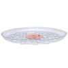 Curtis Wagner Plastics Clear Designer Series Heavy Plant Saucers, Footed — 16”