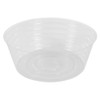 Curtis Wagner Plastics Heavy-Gauge Vinyl Deep Drop-In Basket Liner, Clear — 10”