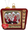 Kurt Adler (#LU4151) Glass Christmas Ornament,  I Love Lucy TV - 2.5"