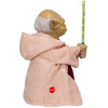 Kurt Adler Battery Operated Star Wars Yoda with LED Light Saber Tree Topper, 12"