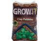 Hydrofarm (#GMC40L) GROW!T Clay Pebbles, Brown - 1.4CF (40L)