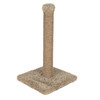 Ware Pet Products Rope Scratching Post with Carpeted Base for Cats, 21”