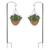 Equinox 2 Holiday Wonderland Artificial Christmas Hanging Baskets with Shepherd's Hooks (Pack of 2) Equinox 2 Holiday Wonderland Artificial Christmas Hanging Baskets with Shepherd's Hooks (Pack of 2)
