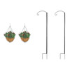 Equinox 2 Holiday Wonderland Artificial Christmas Hanging Baskets with Shepherd's Hooks (Pack of 2) Equinox 2 Holiday Wonderland Artificial Christmas Hanging Baskets with Shepherd's Hooks (Pack of 2)