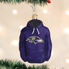 Old World Christmas Glass Blown Ornament Baltimore Ravens Hoodie (With OWC Gift Box)