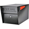 Mail Boss 7506 Mail Manager Curbside Locking Security Mailbox, Black, Large