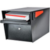 Mail Boss 7506 Mail Manager Curbside Locking Security Mailbox, Black, Large