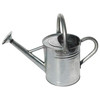 Gardener Select Galvanized Standard Garden Watering Can, Silver, 7 L
