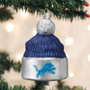Old World Christmas Detroit Lions Beanie Ornament For Christmas Tree