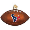 Old World Christmas Glass Blown Ornament For Christmas Tree, Houston Texans Football (With OWC Gift Box)