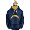 Old World Christmas Glass Blown Ornament, Los Angeles Chargers Hoodie (With OWC Gift Box)