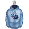 Old World Christmas Glass Blown Ornament, Tennessee Titans Hoodie (With OWC Gift Box)
