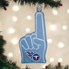 Old World Christmas Blown Glass Ornament for Christmas Tree, Tennessee Titans Foam Finger