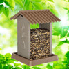 North States Pinecones Rustic Hopper Bird Feeder — 4.25 lb Seed Capacity