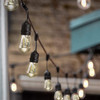 Sterno Home Vintage-Style Outdoor LED String Lights, Black, 48 Feet Sterno Home Vintage-Style Outdoor LED String Lights, Black, 48 Feet