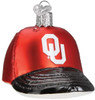 Old World Christmas Glass Blown Tree Ornament, Oklahoma Sooners Baseball Cap (With OWC Gift Box)