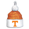 Old World Christmas Blown Glass Ornament for Christmas Tree, University of Tennessee Beanie (with OWC Gift Box)