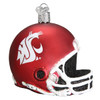 Old World Christmas Glass Blown Tree Ornament, WSU Football Helmet (With OWC Gift Box)