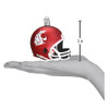 Old World Christmas Glass Blown Tree Ornament, WSU Football Helmet (With OWC Gift Box)
