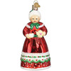 Old World Christmas Glass Blown Christmas Ornament, Mrs. Claus (With OWC Gift Box)