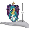 Old World Christmas Blown Glass Ornament for Christmas Tree, Fantasy Dragon