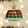 Old World Christmas Glass Blown Tree Ornament, Festive Gelatin Mold