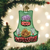 Old World Christmas Glass Blown Tree Ornament, Gardening Apron