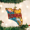 Old World Christmas Glass Blown Ornament for Christmas Tree, State of Florida