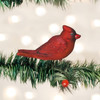 Old World Christmas Glass Blown Ornament, Bright Red Cardinal (With OWC Gift Box)