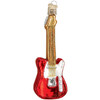 Old World Christmas Glass Blown Tree Ornament, Red Electric Guitar (With OWC Gift Box)
