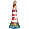 Old World Christmas Glass Blown Christmas Ornament, Sambro Lighthouse (With OWC Gift Box)