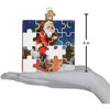Old World Christmas Glass Blown Ornament for Christmas Tree, Santa Jigsaw Puzzle