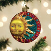 Old World Christmas Jeweled Sun Glass Blown Ornament for Christmas Tree