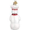Old World Christmas Glass Blown Ornament for Christmas Tree, Snowman Chef