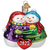 Old World Christmas Glass Blown Ornament, 2022 Together Again (With OWC Gift Box)