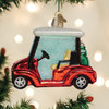 Old World Christmas Glass Blown Tree Ornament, Golf Cart