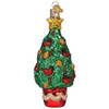 Old World Christmas Glass Blown Tree Ornament, Cardinal Christmas Tree (With OWC Gift Box)