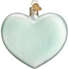 Old World Christmas Glass Blown Ornament, Love My Grandpa Heart (With OWC Gift Box)