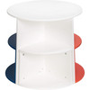 Honey-Can-Do Children Storage Nesting Play MDF Table and Chairs For Kids, Multi-color, 22"