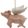 Kurt Adler Resin Ornament for Christmas Tree, Flying Pig