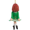 Kurt Adler Irish Girl Dancer in Green Dress Christmas Ornament