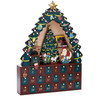 Kurt Adler Christmas Tree 24-Piece Wooden Advent Calendar, 16" Kurt Adler Christmas Tree 24-Piece Wooden Advent Calendar, 16"