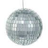 Kurt Adler Mirrored Disco Ball Glass Ornaments, 4-Piece Box Set, 4”