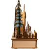 Kurt Adler Indoor Battery-Operated LED Lighted Tabletop Decoration, Wooden Camper, 7.5"