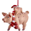 Kurt Adler Resin Ornament for Christmas Tree, Pig and Piglet